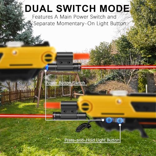 Adjustable Red Laser Sight for BugaSalt Fly Gun - Tactical Aiming Accessory