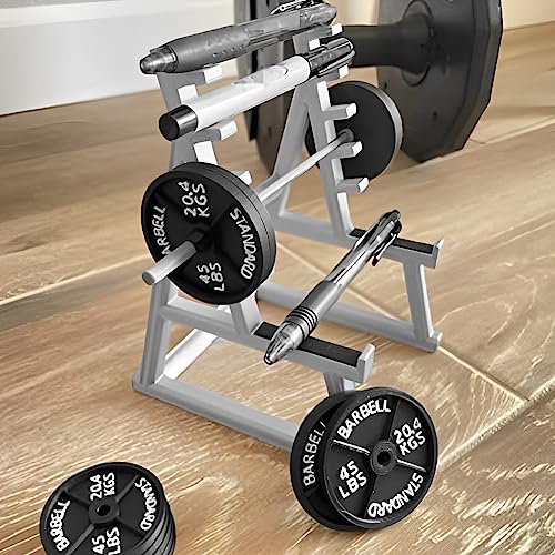 EKDJKK Mini Squat Rack Pen Holder for Desk — Barbell Desk Organizer (As pictured)