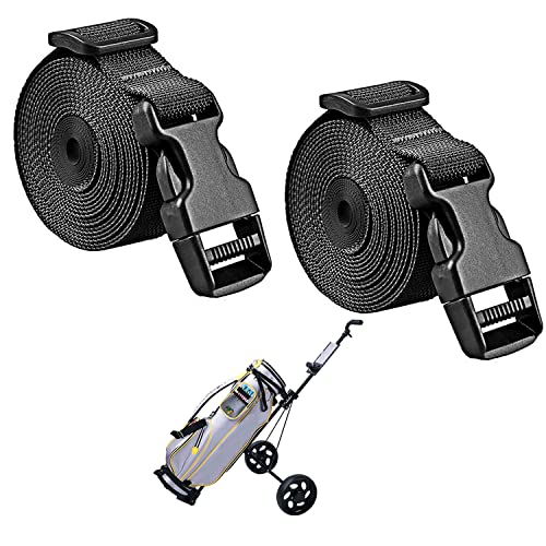 Adjustable Nylon Utility Straps with Quick-Release Buckle - 2 Pack