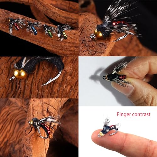 Fly Fishing Lures Kit - Bionic Venomous Fly Assortment for Freshwater & Saltwater