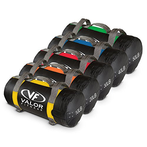 30 lb Pre-Filled Sandbag for Weight Training with 5 Grip Handles
