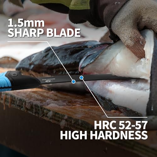 Mossy Oak 5.5'' Folding Fillet Knife - Sharp Portable Fish Skinning Tool