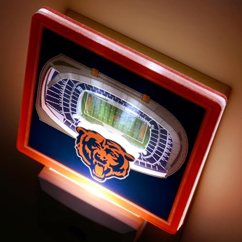 Chicago Bears Nite Light - NFL StadiumView Design