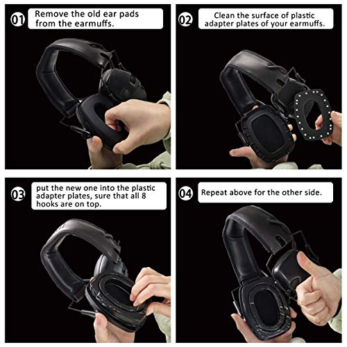 Gel Ear Pads for Howard Leight Earmuffs - 1 Pack