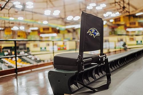 NFL Gridiron Stadium Seat - Lightweight Portable Chair - Baltimore Ravens