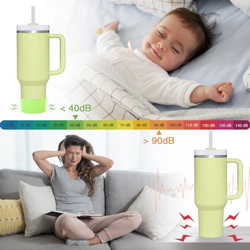 2PCS Silicone Boot Protector for Stanley Quencher - Light Green