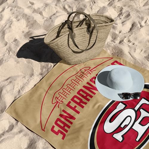 NFL Beach Towel 2-Pack - San Francisco 49ers Gamebreaker 30" x 60"