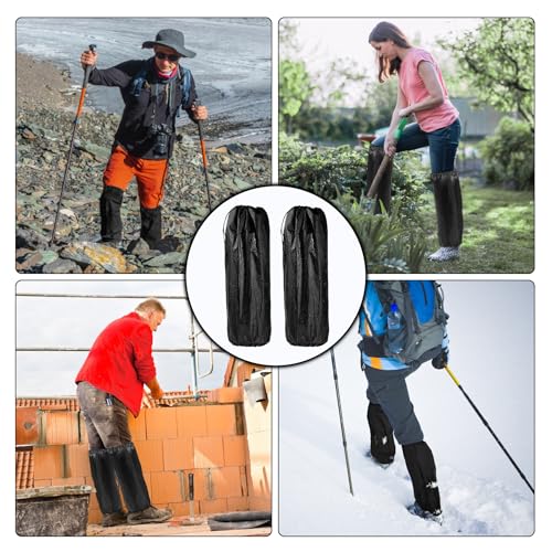 Adjustable Waterproof Leg Gaiters for Lawn Care - 25 Inches