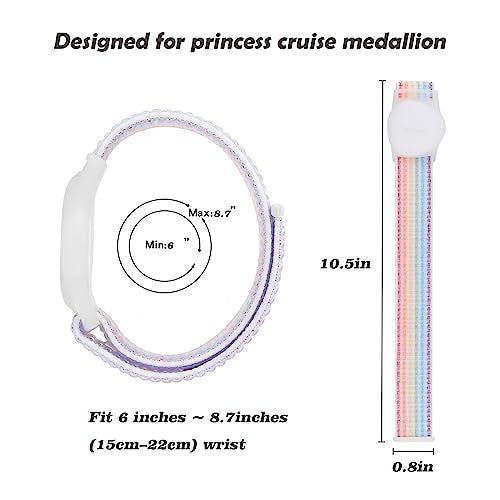 Princess Cruise Medallion Holder - Breathable Nylon - Black, Pink, Grey, Blue