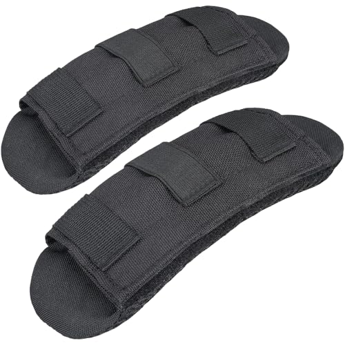 Soft Breathable Shoulder Strap Pad – 2 Pack Tactical Vest Pads - Black