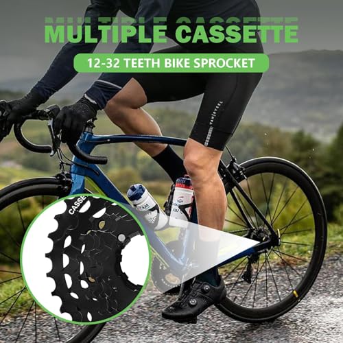 7 Speed Bike Cassette 12-32T for Road, Mountain & City Bikes - Relwears