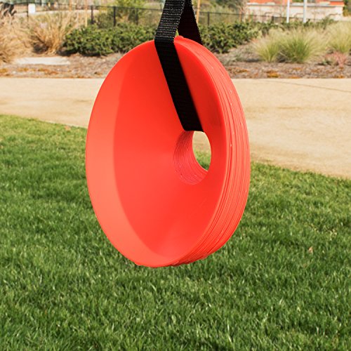 Agility Training Cones - 20 Pack for Soccer, Basketball & Football