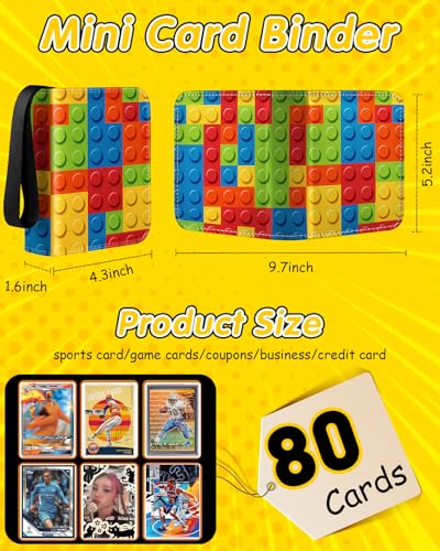 Legao Lotadilo Mini Size 1-Pocket Card Binder for 80 Cards - Trading & Collectible Cards