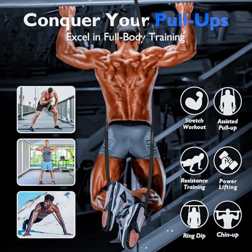 Pull Up Resistance Band - 30-60 lbs for Strength Training & Stretching
