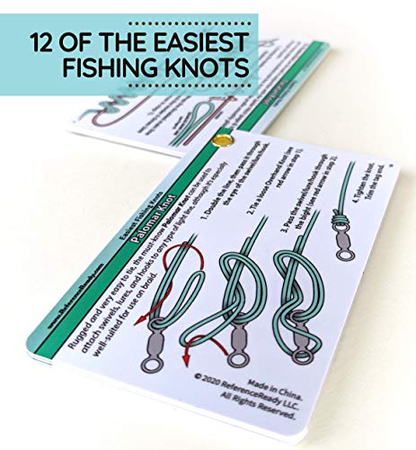 ReferenceReady Easiest Fishing Knots Pocket Guide for Beginners