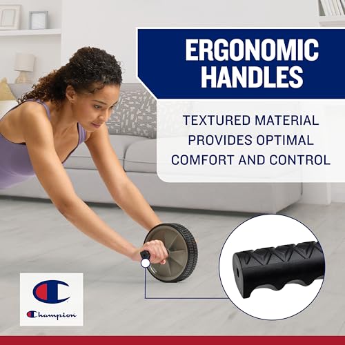 Ab Roller Wheel with Dual Non-Skid Wheels - Lightweight Core Trainer