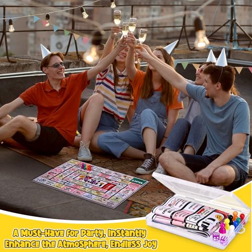 Funny Drinking Board Game for Adults - 2-8 Players