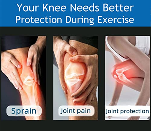 Knee Compression Sleeve - Medium Blue Knee Brace Support