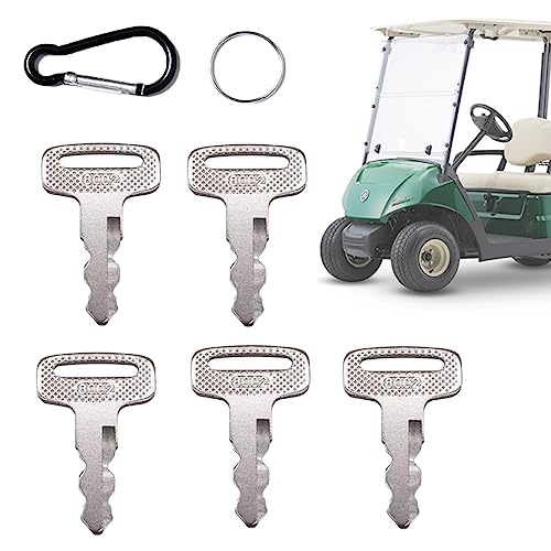 Yamaha Golf Cart Key Replacement - 5 Pack Silver