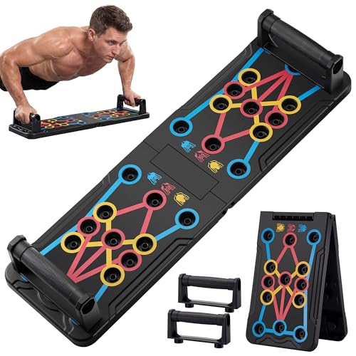 Push Up Board with 15 Angle Slots - Red Fitness Equipment
