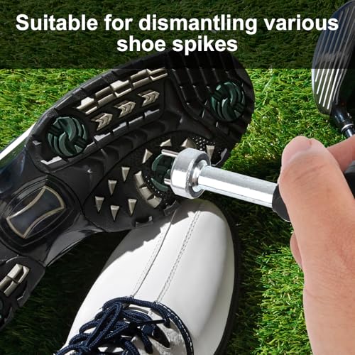 Golf Shoe Spike Removal Tool - Ergonomic Iron Alloy Spike Wrench