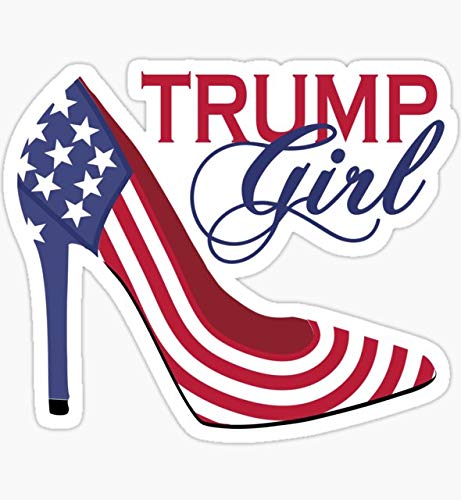 GOP Patriot High-Quality Sticker - Trump Girl Stilettos