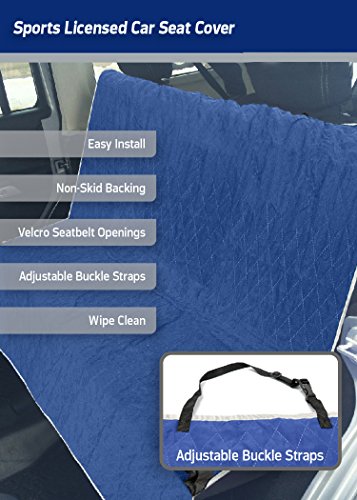 Dallas Cowboys Pet Car Seat Cover - 55 x 50 Inches, Waterproof