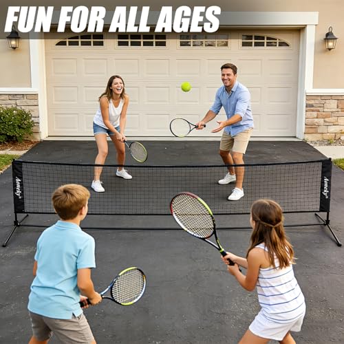 10 Feet Mini Portable Tennis Net - Kids Soccer & Pickleball