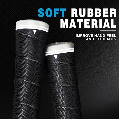 Golf Grips - CHAMPKEY X-WEAVE Rubber Grip Set with Repair Kit - White Midsize