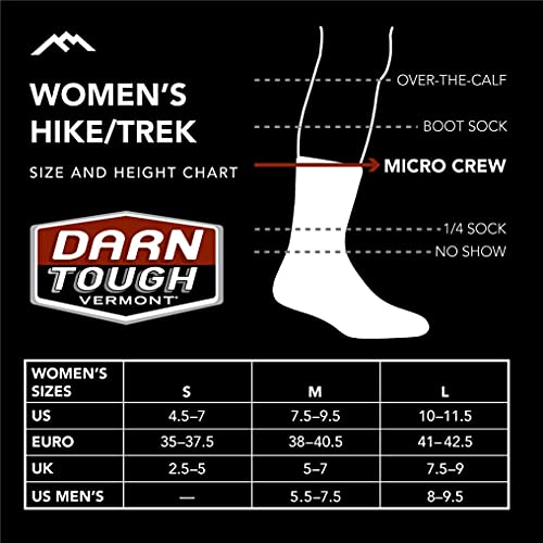Darn Tough Vermont Women's Quarter Ultra-Lightweight Running Socks with Cushion, Medium White