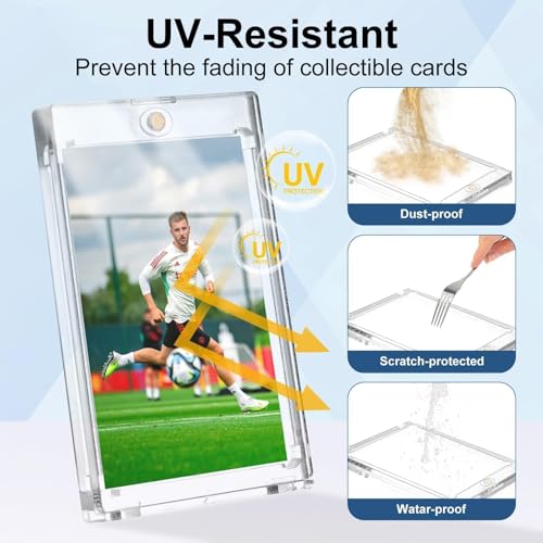130 PT Magnetic Card Holders - 5 Pack Top Loaders