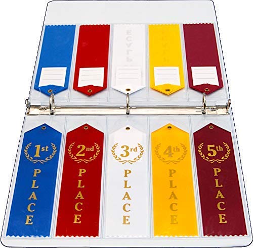 Award Ribbon Storage Sheets – 10 Pack Organizer for Ribbons