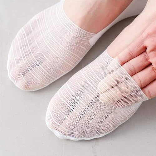 5 Pairs Velthentic Invisible Silk Socks for Women Breathable