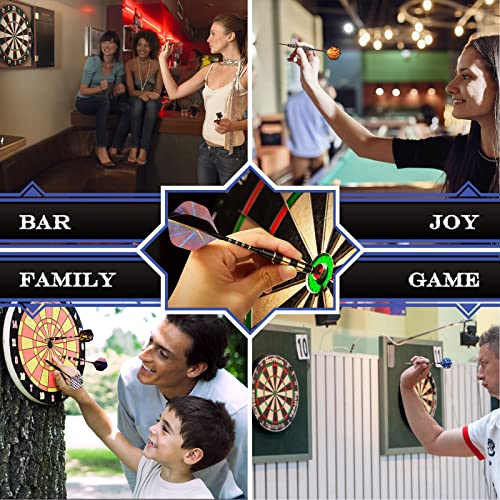 Professional Steel Tip Darts Set with Accessories - 12 Pack