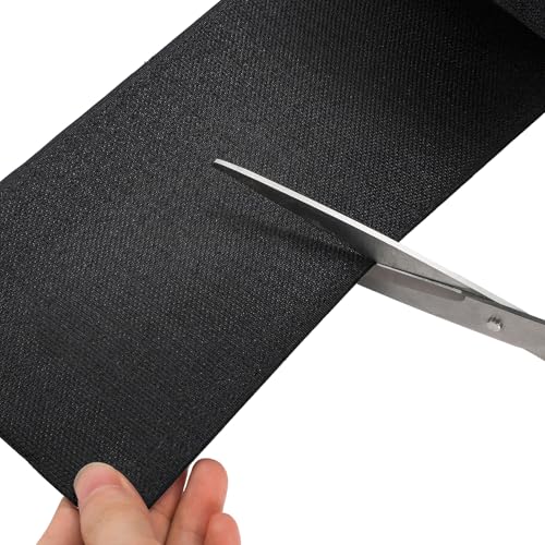 42 ft Gymnastics Mat Hook Fastener with 4-Inch Nylon Hook, Black - Hedume