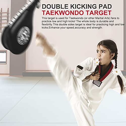 Double Strike Taekwondo Kick Pads - Martial Arts Training Equipment for Kids & Adults