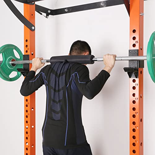 Heavy-Duty J-Hooks for 3"x3" Squat Rack - Barbell Holder