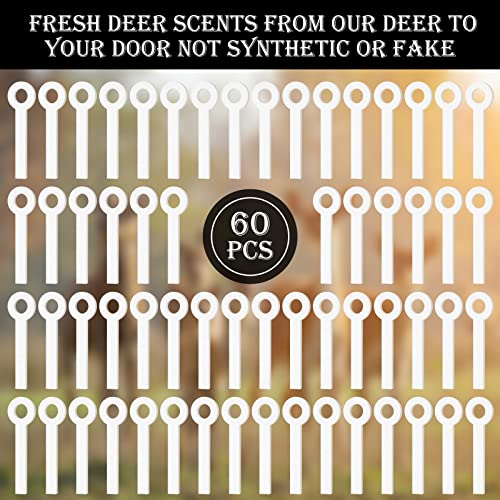 30 Deer Urine Wicks - Hunting Scent Attractant for Buck & Doe