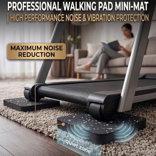Treadmill Mat Pads - 4 Pcs Noise Reducing Exercise Equipment