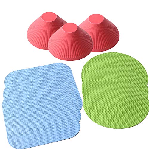 Multi-Purpose Rubber Jar Gripper Set - 9 Pieces Non-Slip Openers