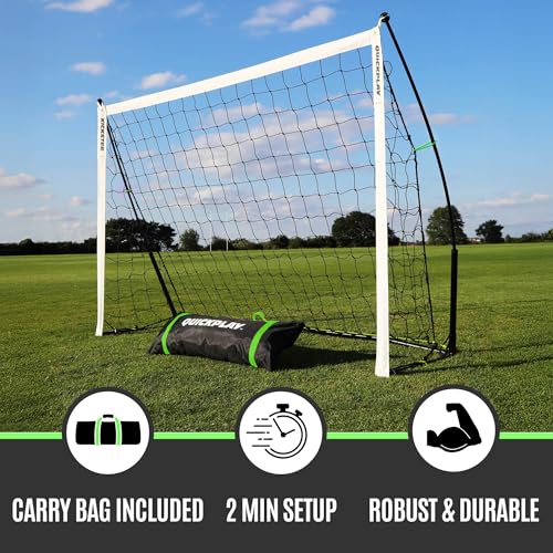 Portable Soccer Goal 12x6ft - Quick Setup & Weatherproof