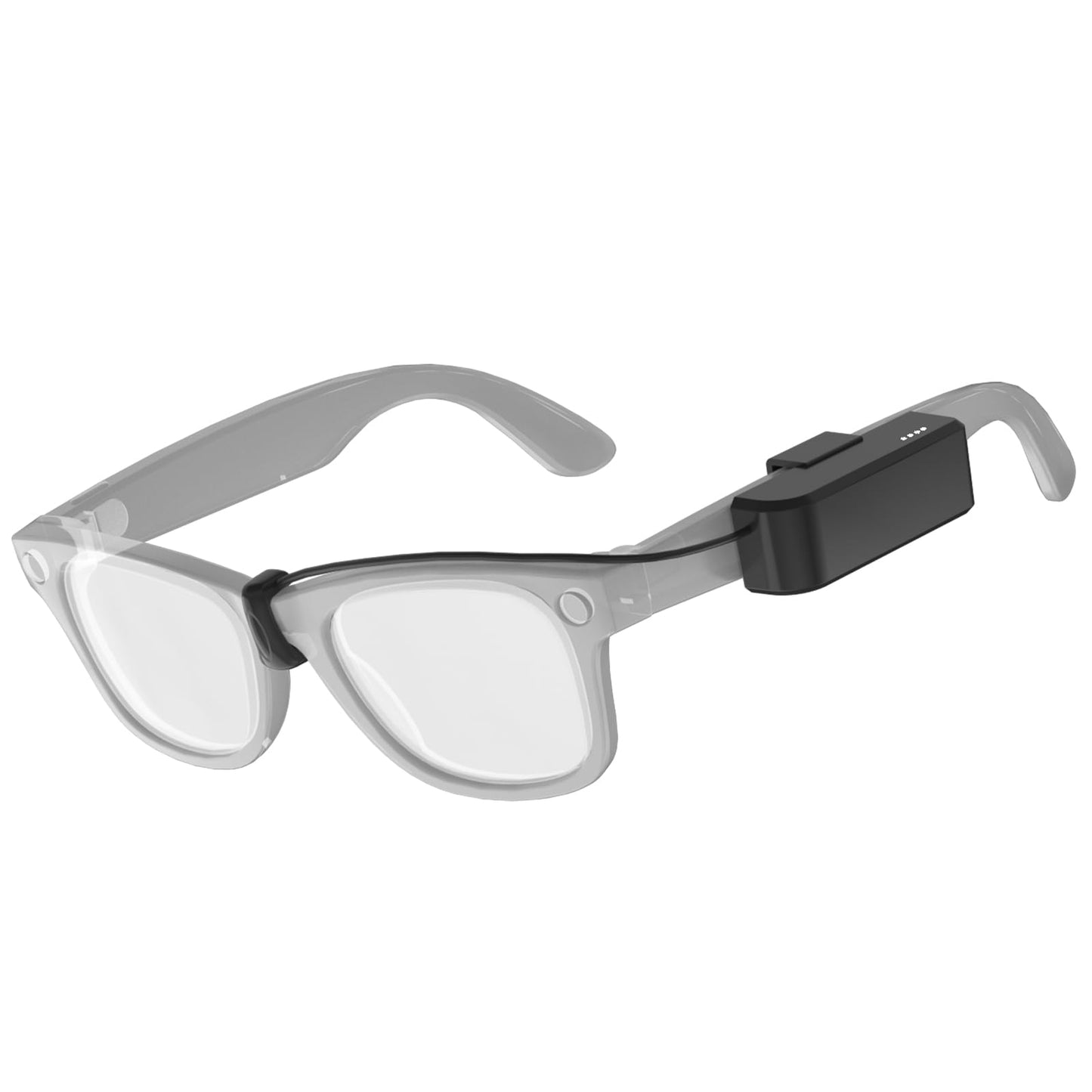 CLMTAS Charger Compatible with Ray-Ban Meta Gen2 Smart Glasses Wayfarer Skyler Headliner Oakley HSTN Extends Usage time by 1.3 Times, Ultra-Lightweight Clip-on Design Charge and use simultaneously