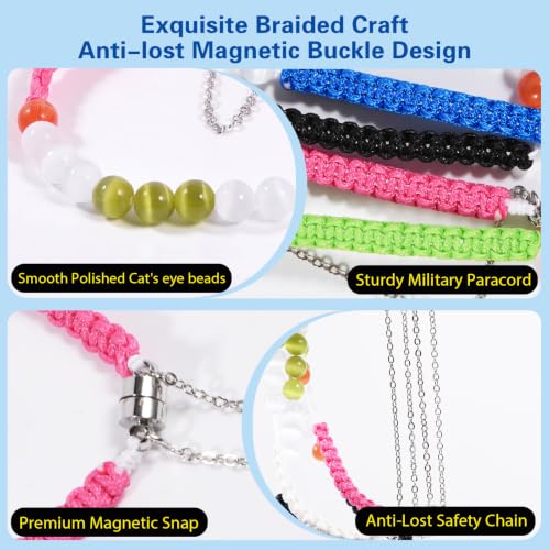 Golf Stroke Counter Bracelet - Pink - Secure Magnetic Clasp