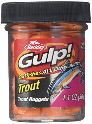 Floating Trout Dough Nuggets - Orange Pulp - 1 Ounce