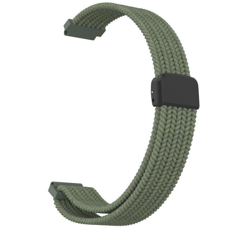 C2D JOY Canvas Nylon Strap Compatible for vivosmart HR/HR+ Plus Activity Tracker and Approach X40 Replacement band with Adapters - Black