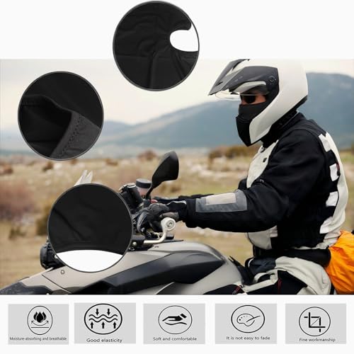 Balaclava Face Mask for Outdoor Sports - 4-Pack A-Black