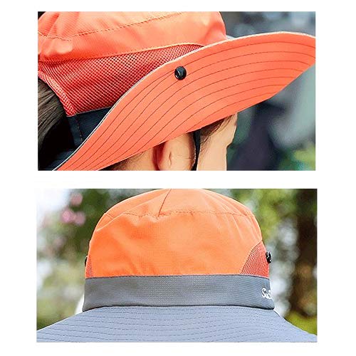 UV Protection Waterproof Breathable Folding Sun Hat with Neck Flap