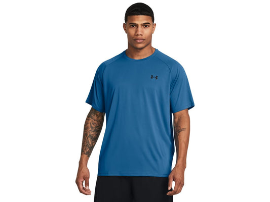 Under Armour Men's Tech 2.0 Short-Sleeve T-Shirt, (406) Photon Blue / / Black, Large Tall