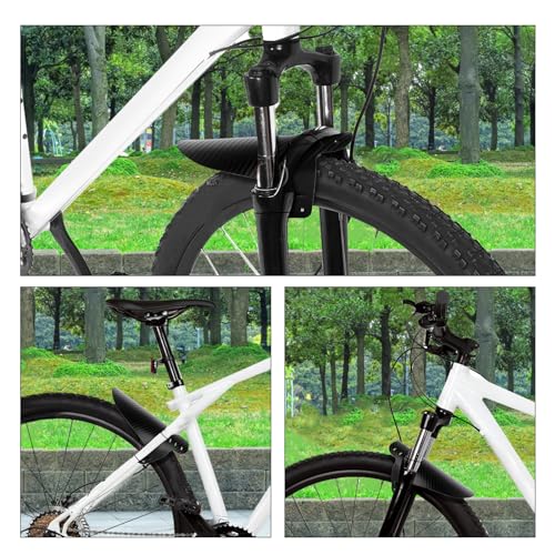 Mountain Bike Fenders Set - 2 Pcs Adjustable Mudguards
