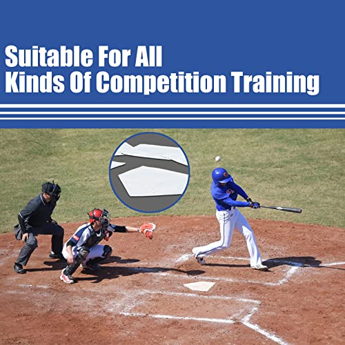 5-Piece Rubber Baseball & Softball Base Set - Orange